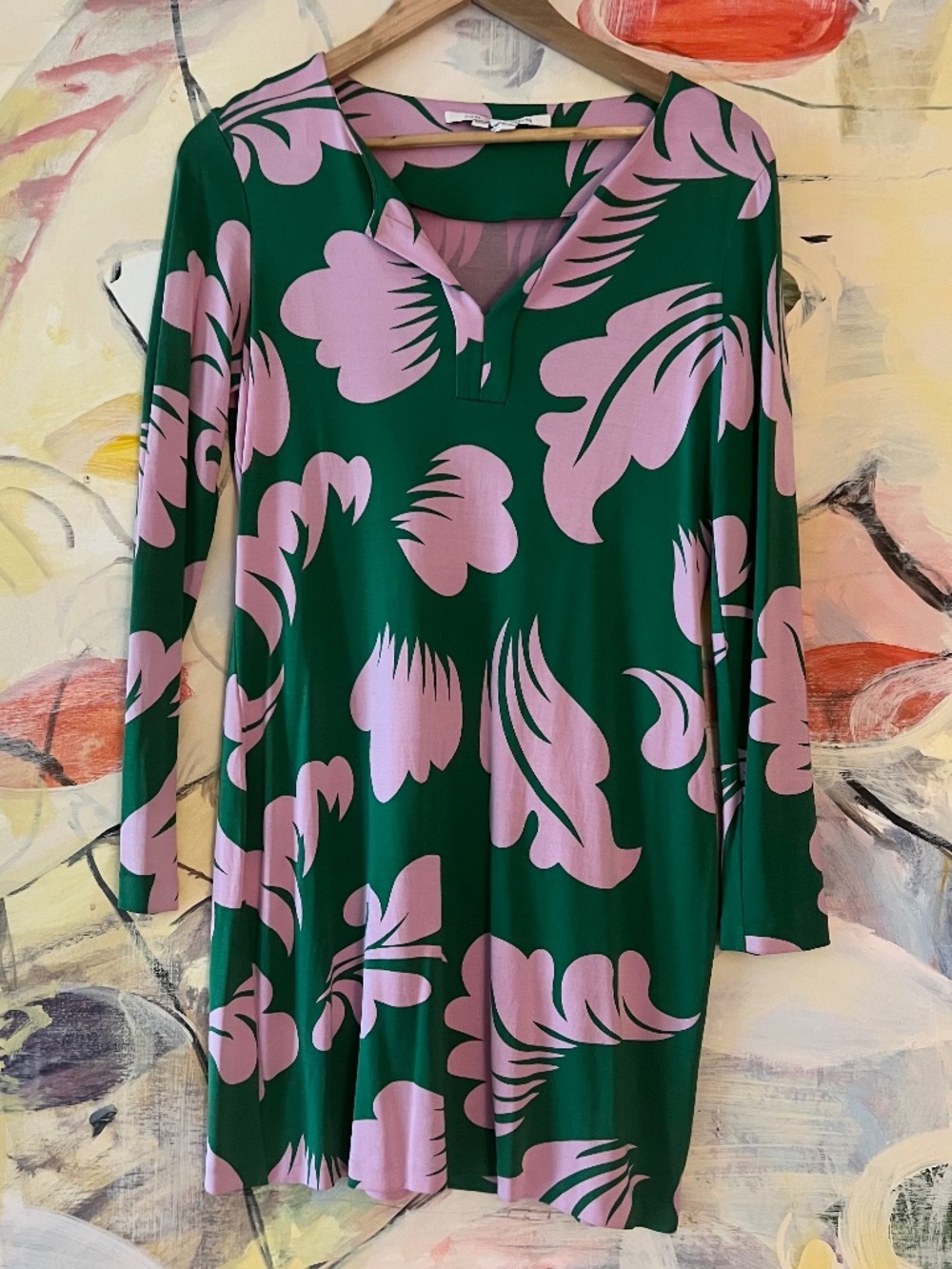 DVF Diane von Furstenberg Reina Silk Jersey Dress
